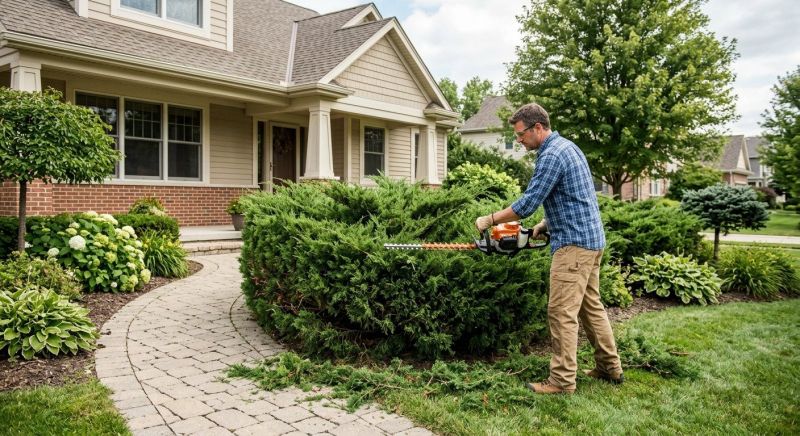 Juniper Pruning in Rockwall, TX