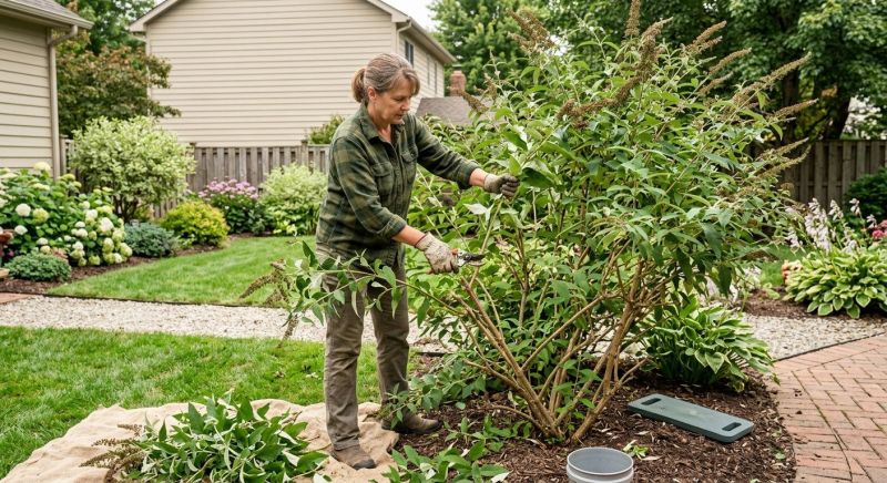 Butterfly Bush Pruning in Ventura County, CA