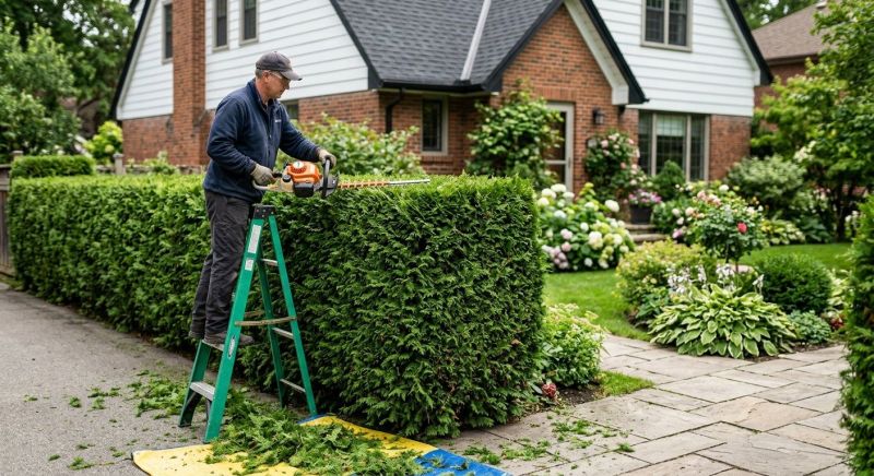 Evergreen Hedge Trimming in Rockwall, TX