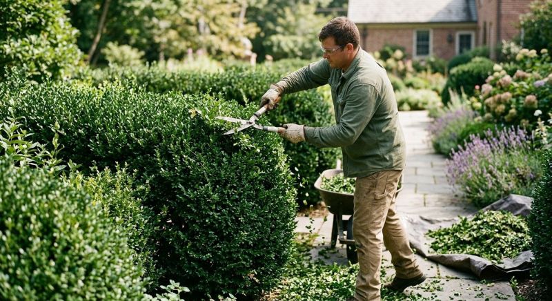 Hedge Pruning in Aiken, SC